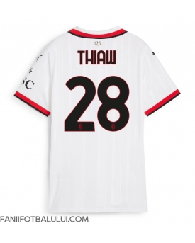 AC Milan Malick Thiaw #28 Tricou Fotbal Replică 2024-25 Femei Deplasare